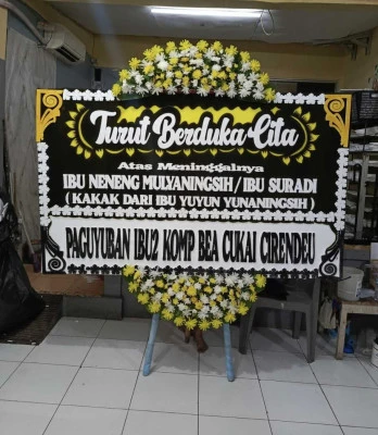 Papan Bunga di Pekanbaru